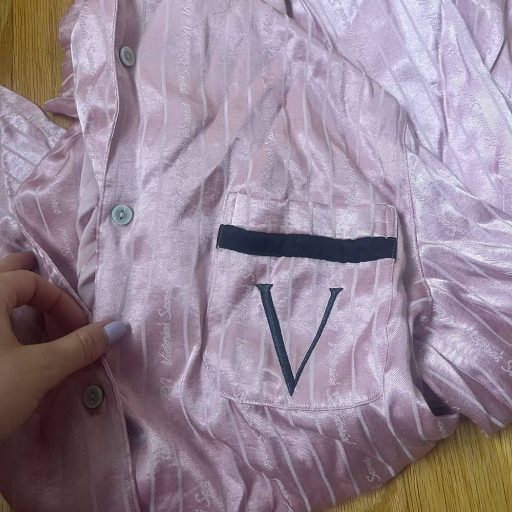 Victoria Secret Pink Satin Pjs